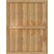 Ekena Millwork Framed Board-n-Batten Shutters, Rough Sawn Western Red Cedar, 32 1/4W x 42H, PR RBF06S32X042RWR - alternate 2
